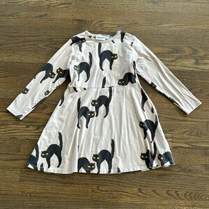 Mini Rodini dress with cats